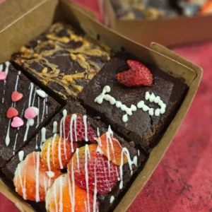 Assorted Brownie Pack of 4 - Peanut Butter, Walnut, Nutella, Hazelnut, Oreo, Strawberry