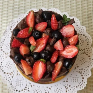 Gluten-Free Dark Chocolate Brownie Fudge Cake 800GM