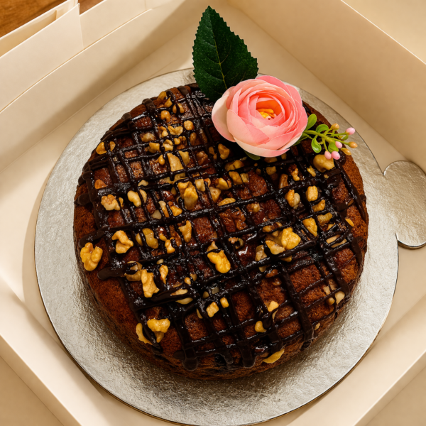 English Wholewheat Date & Walnut Cake