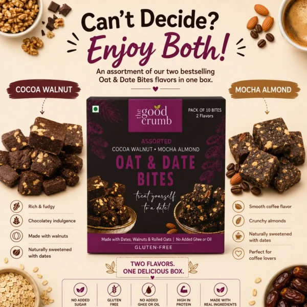 Assorted Oat & Date Bites – two flavours